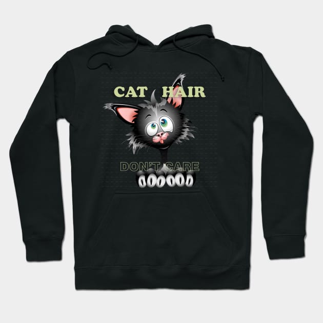 Cat hair Hoodie by PASSIONANDPASSION